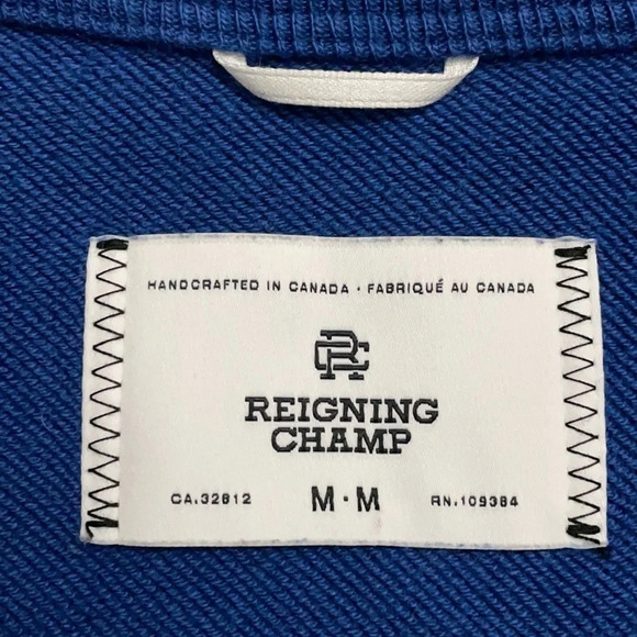 REIGNING CHAMP Varsity Crewneck Mid Weight Terry
Court blue/white Men Sweatshirt - Picture 10 of 16